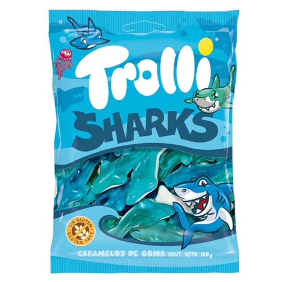 TROLLI SHARKS GUMMIES 100G